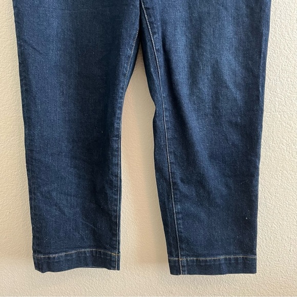 Boden Blue Ankle Cropped Jeans High-Waisted 16/18 - Picture 3 of 11